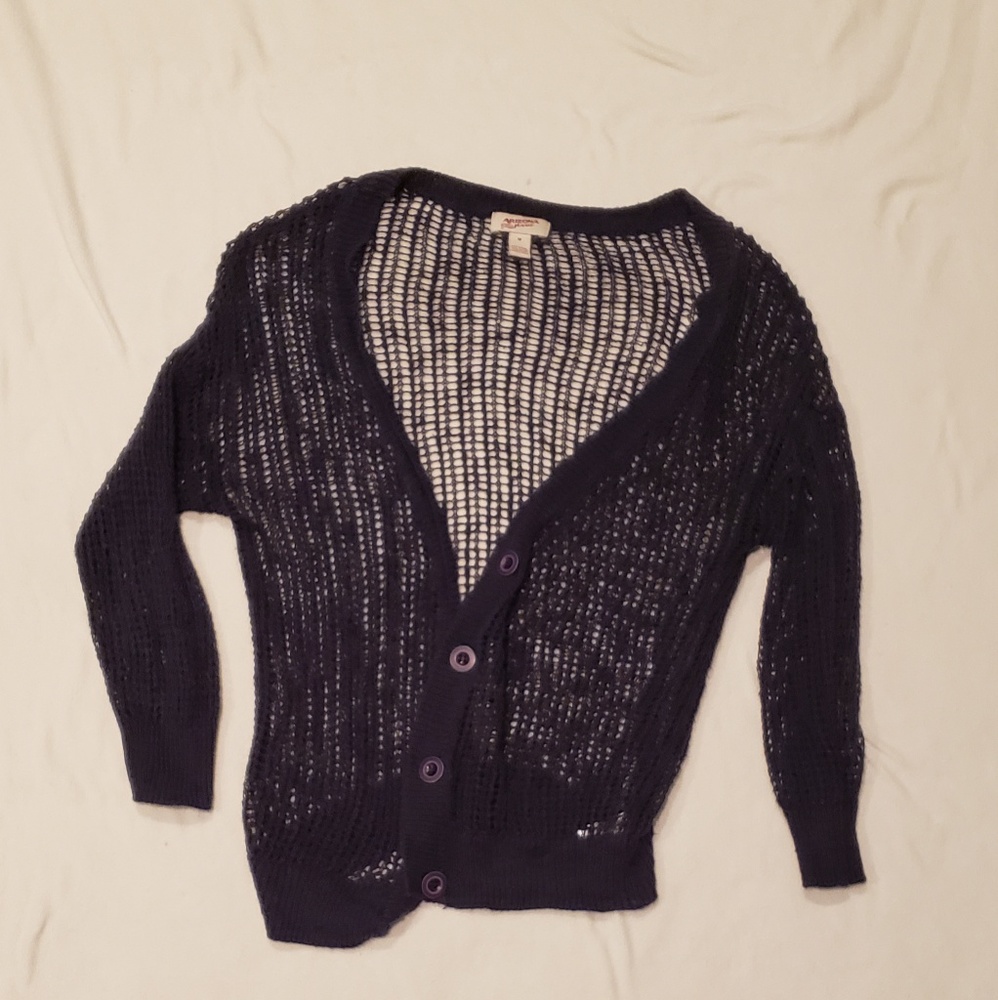 Navy blue cardigan